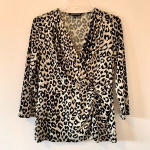 Jones New York Animal Print Top